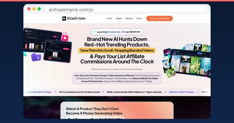 ShopEmpire: vídeos de producto con IA sin grabar